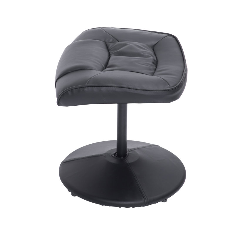 Fauteuil ergonomique pivotant manuel en cuir végétalien Sahin