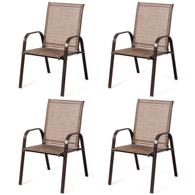 Agosti Steel Outdoor Dining Armchair