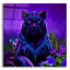 «King Panther» par Tanya Mavric, art mural en verre acrylique-515023231
