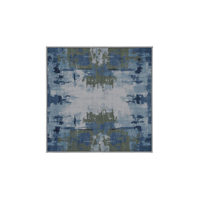 Machine Washable Gray Area Rug