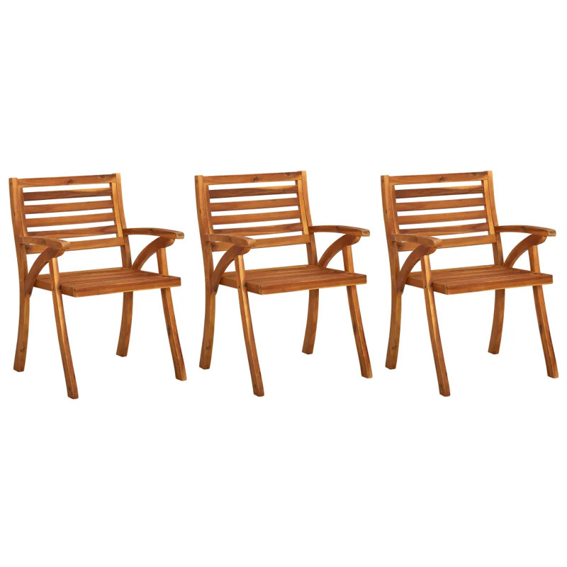 Outdoor Patio Dining Side Chair with Cushion