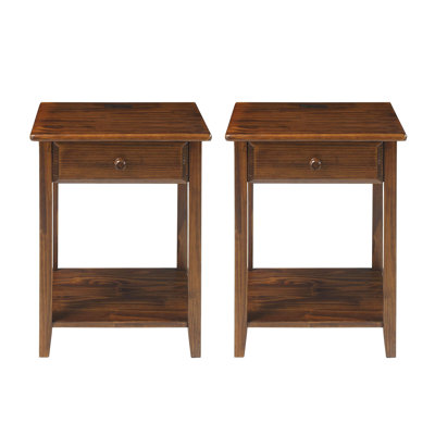 14.13'' W Solid Wood Nightstand