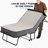 38" Rollaway Folding Bed with 5" Memory Foam Mattress & Wheels