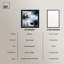 «Midnight and Ivory II Shadowbox Print», art mural abstrait par Art Remedy-115126020-115126014