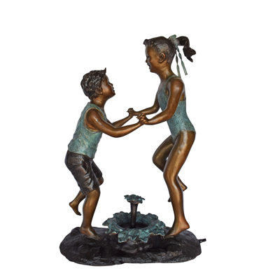 Ayan Metal Sculptural Fountain