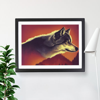 Incredible Wolf - Single Picture Frame Print