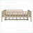 Full Size Pine Wood Daybed with Trundle &amp; Guardrails – No Box Spring Needed Natural Finish for Guest Room-1907529911-1907529909