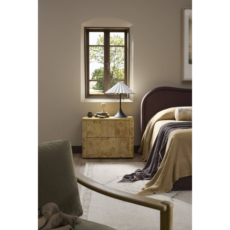 Fiorella Table Lamp-Espresso Canvas, Cream Canvas