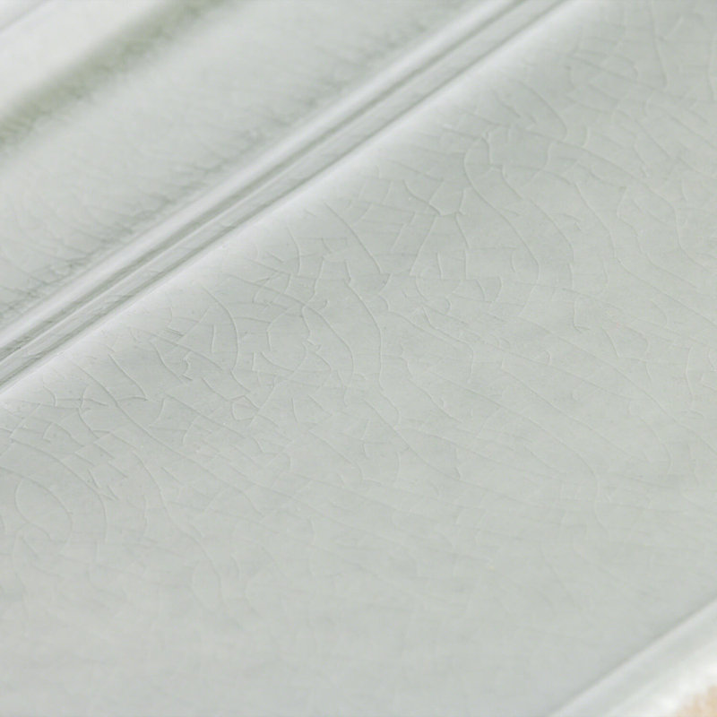Divine 8" x 6" Ceramic Specialty Trim, White