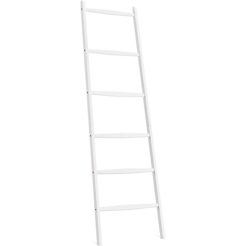 Wood Freestanding Towel Stand, White