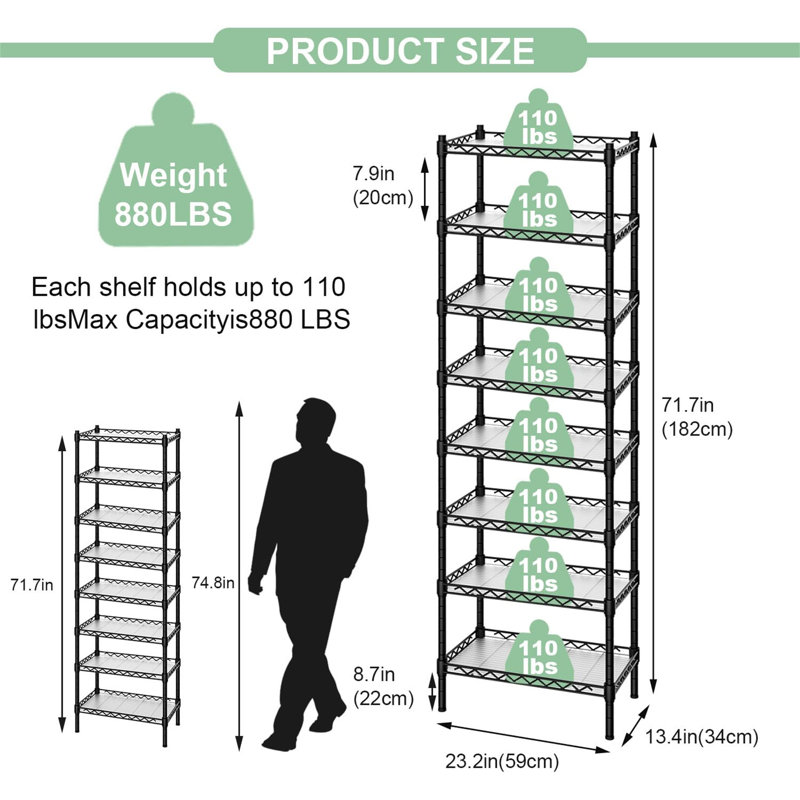 Grietje 59cm W Metal Shelving Unit