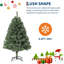 Arbre de Noël artificiel 6 pi 6 pi, petit arbre de Noël réaliste de qualité supérieure avec 380 branches, base en métal-352317216