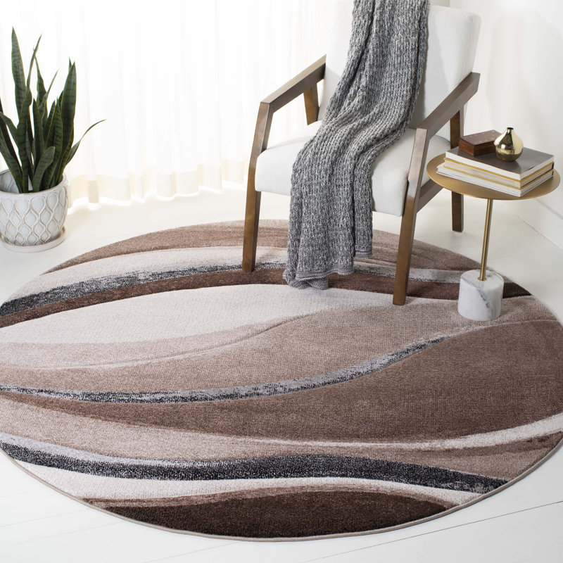 Hollywood Performance Abstract Rug, Round 6'7"