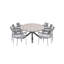 Parkesburg 8 Seater with Barcelona Dining Chairs