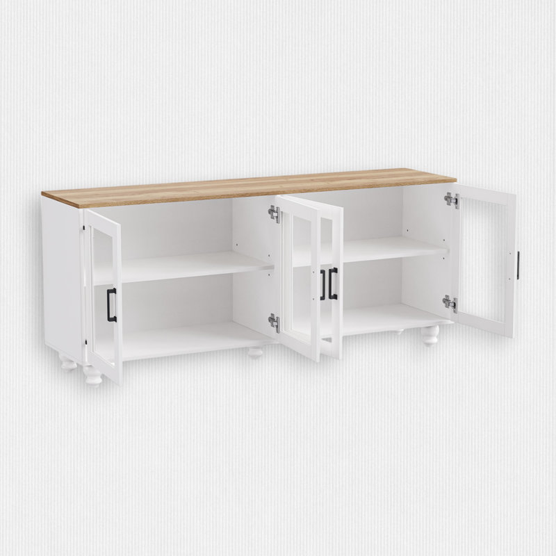 Buffet 62,9 po, Blanc