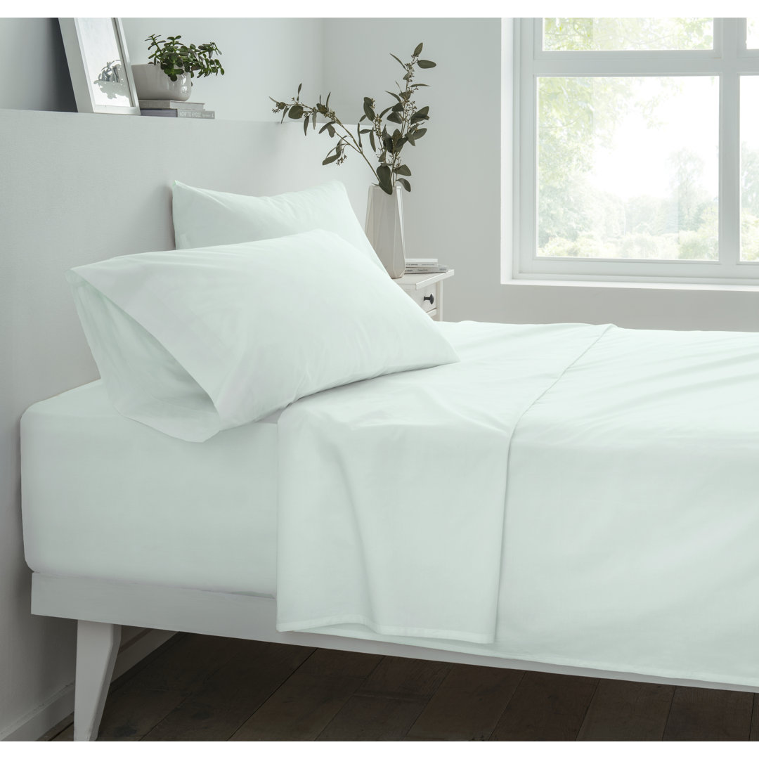 Single Deluxe Cotton Blend Fitted Sheet
