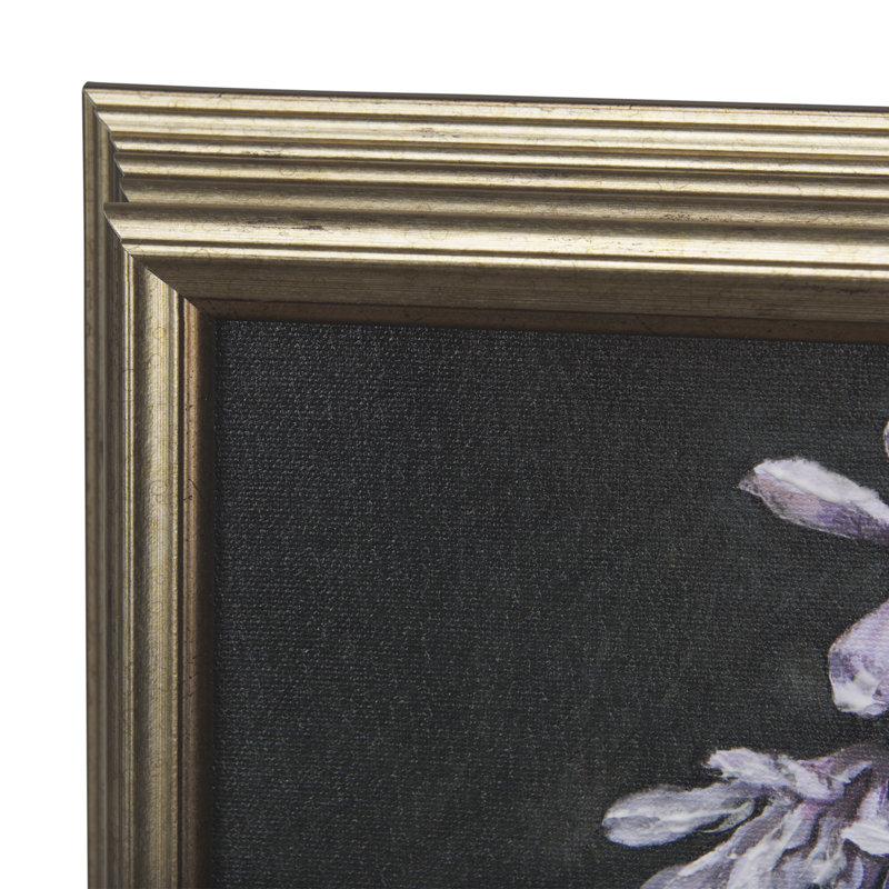 Nature morte «I» par Natali a, reproduction d'art encadrée texturée à la main