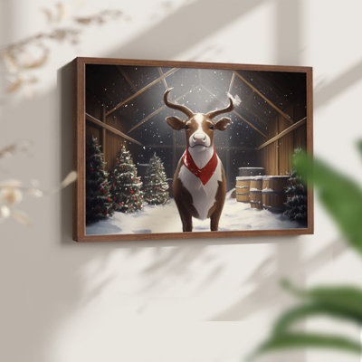Art de Noël - CMXLIV - Reproduction encadrée - Restickable