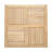 Amazonia Outdoor Patio 100% FSC Solid Teak Wood and Aluminum Coffee Table