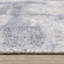 Tapis bleu / ivoire à motif abstrait texturé Michalski-1180921060
