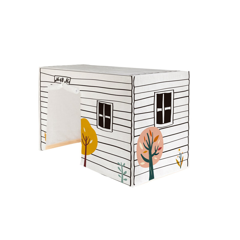 Corriveau Zoomie Kids 125cm W x 60cm D Indoor Fabric Playhouse