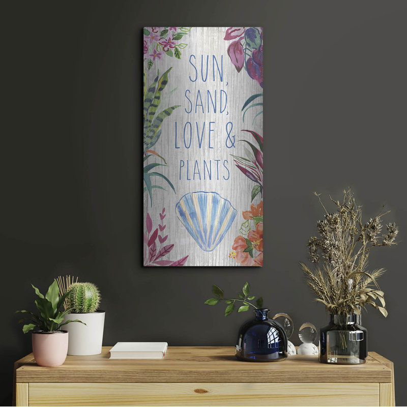 'Tropical Home 10' by Farida Zaman Metal Wall Art, 12" x 24", 24" H x 12" W