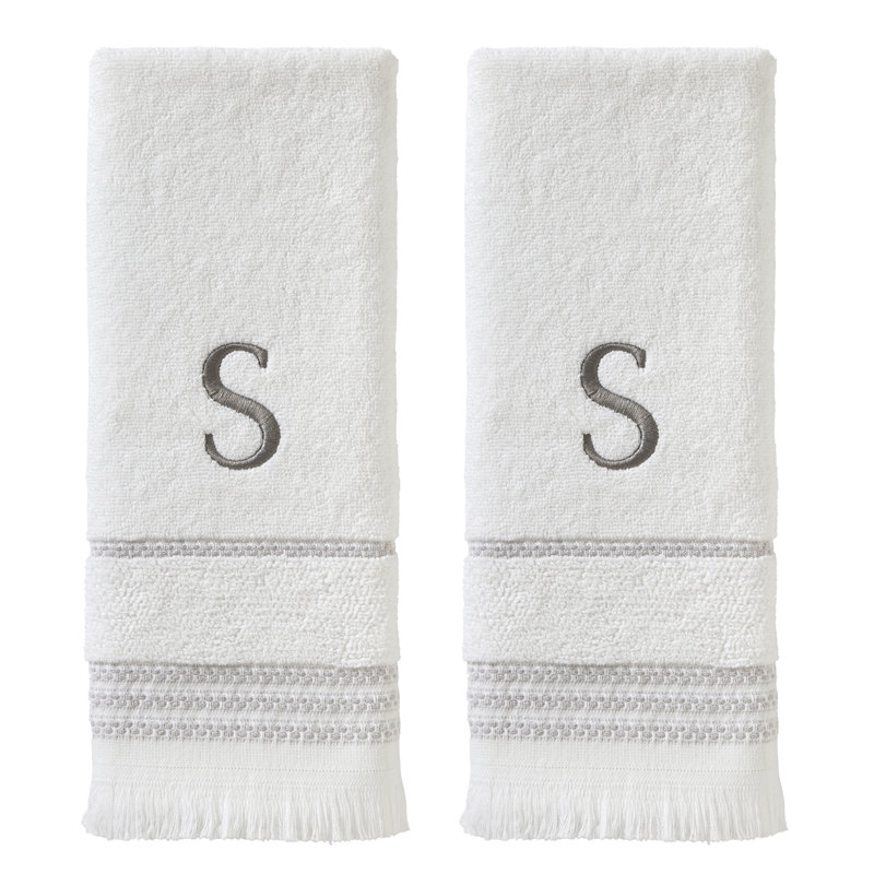Gracie 100% Cotton Hand Towels, Hand Towels - 2 Pack, S