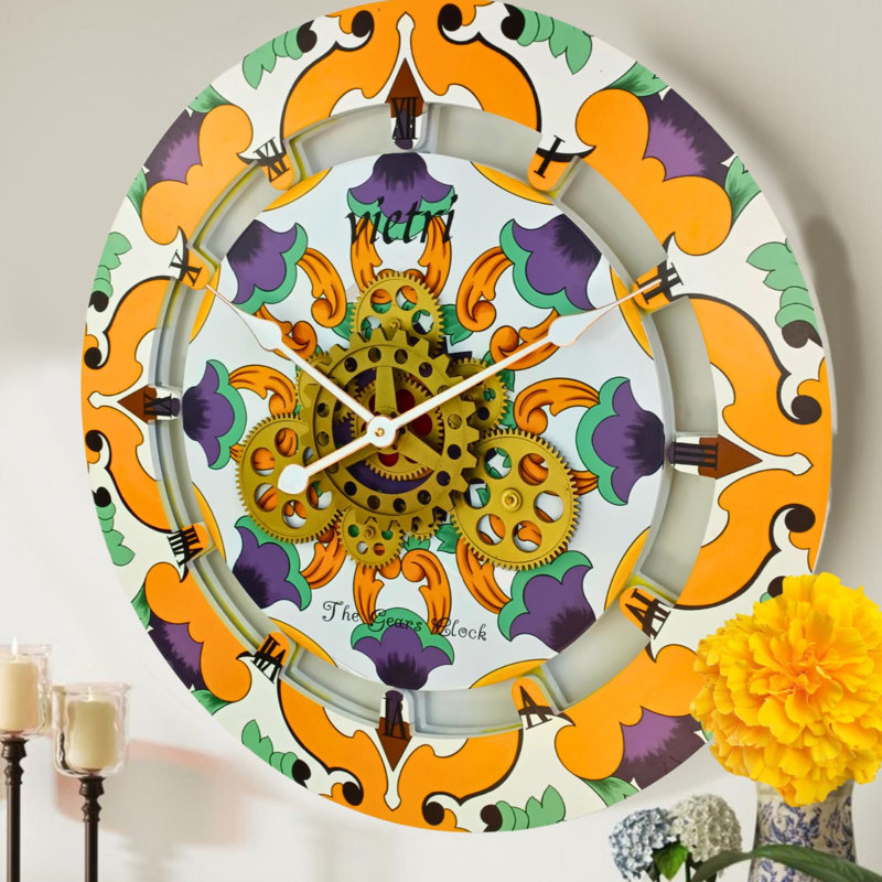 Solid Wood Wall Clock, Vietri