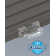 Honeycomb Anthracite Cordless Semi Sheer Cellular Shade