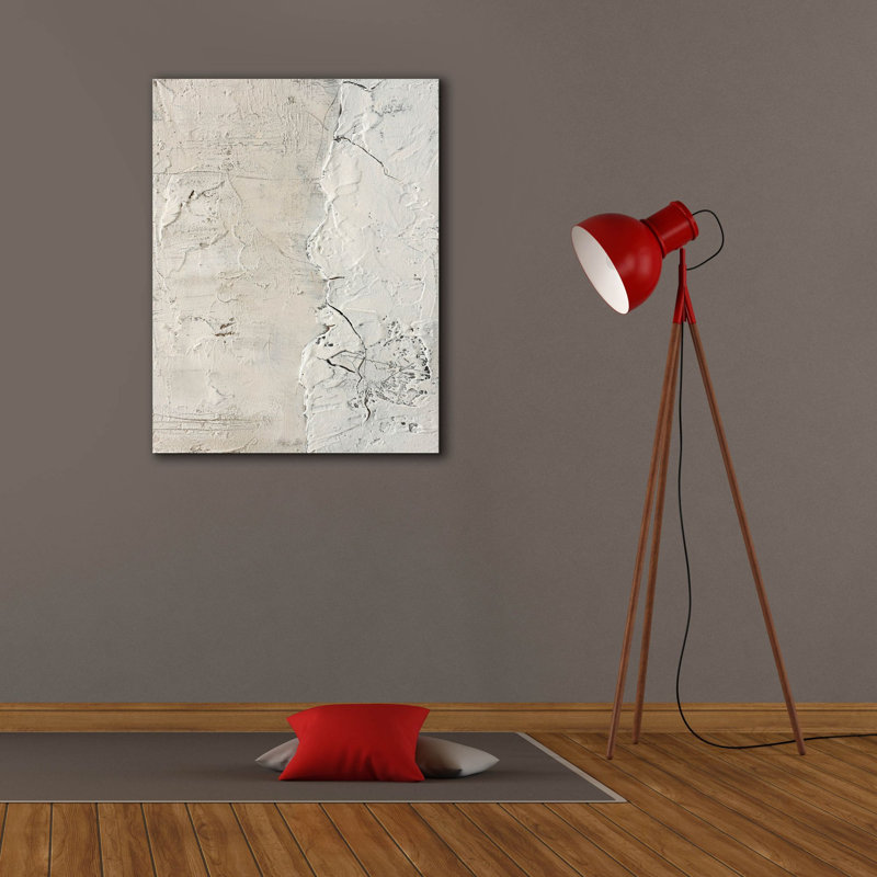  «White Surface» par Design Fabrikken, art mural sur toile, H 34 po x l 26 po