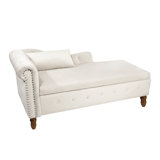 63" PU Upholstered End of Bed Bench Flip Top Entryway Ottoman with Safety Hinge Storage Rectangular Sofa Stool Buttons Tufted Nailhead Trimmed Solid Wood Legs with 1 Pillow,Black