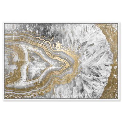 Agate Geode Crystal - Impression sur toile