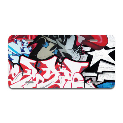 Cadre en aluminium Graffiti Mash Up