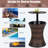 Round Outdoor Coffee Table , 17.5 " W 17.5 " D