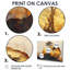 Art mural Comari cuivre sur un bois II - palmiers et palmiers, art mural-2058210756-2058210752-2058210753