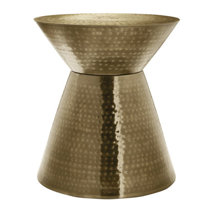 Accent Table, Drum, Side, End, Nightstand, Lamp, Living Room, Bedroom,Metal, Contemporary, Modern