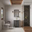Meuble-lavabo noir mat 24 po Avallon