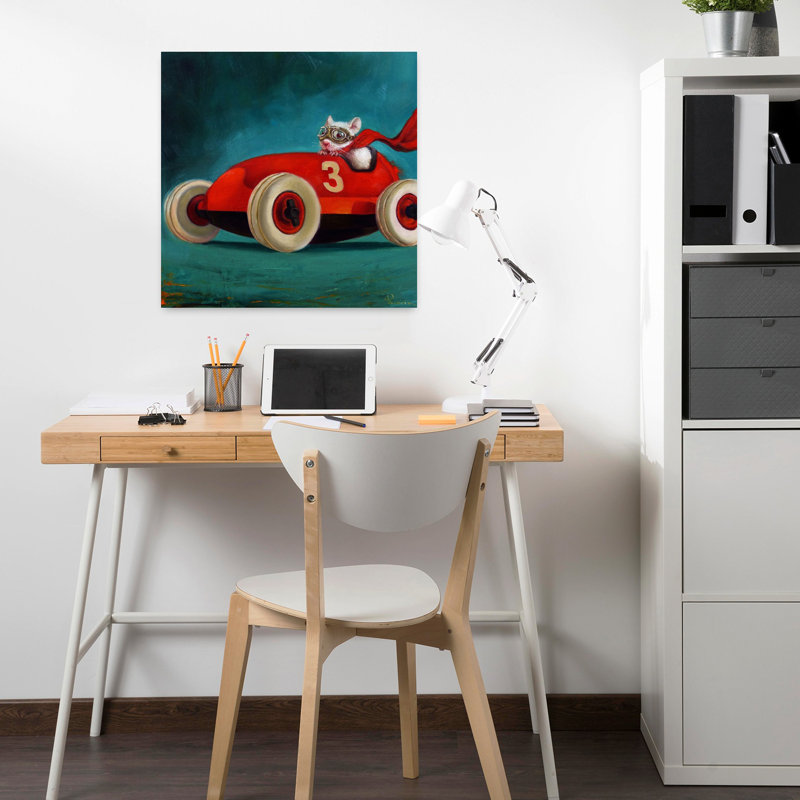 Speed Racer, art contemporain, H 18 po x l 18 po