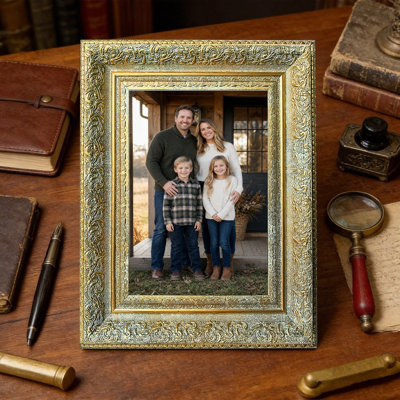 5" x 7" Antique Gold 3 PCS Graduation Picture Frame for Anniversary Gifts