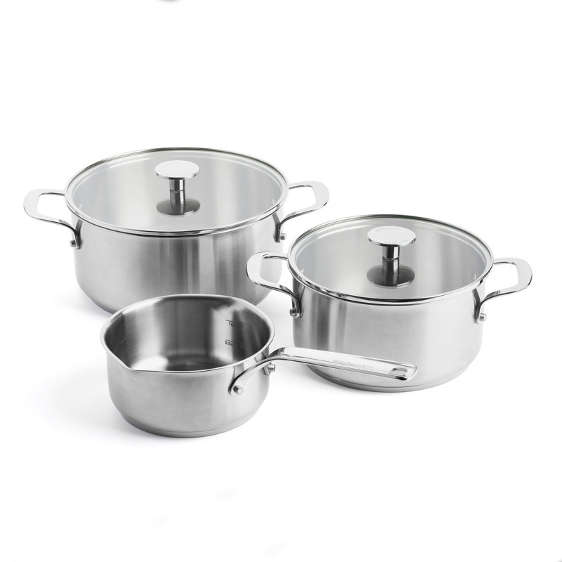 KitchenAid Stainless Steel Non-Stick 5 Piece Cookware Set