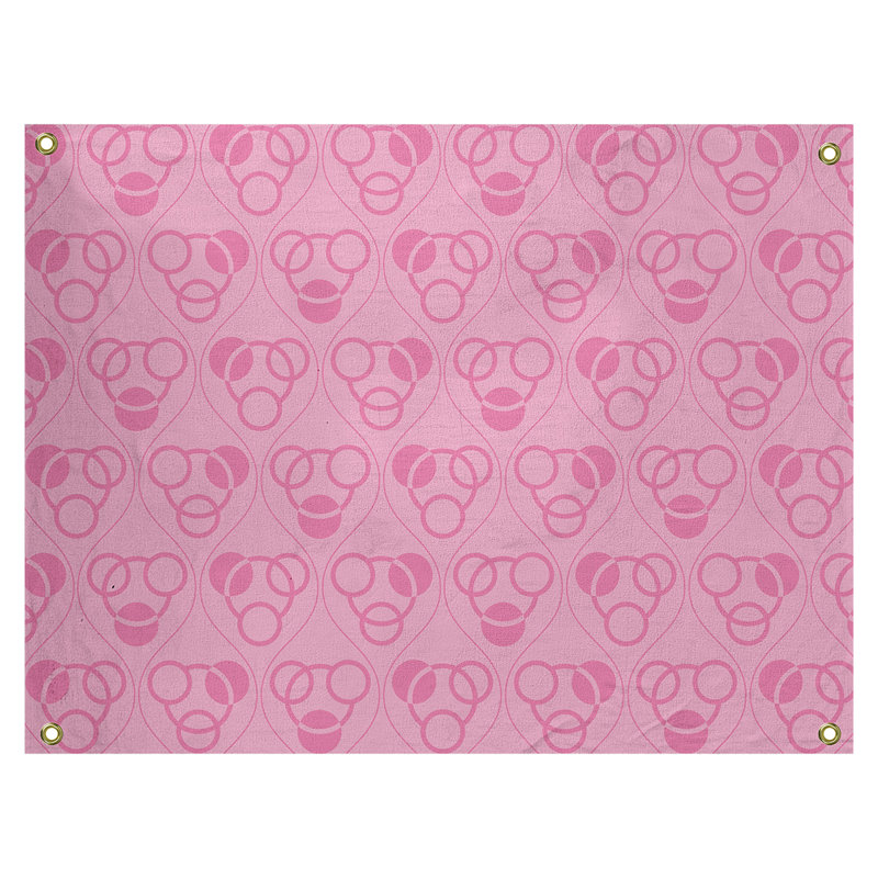 Tapisserie, H 59 po x l 80 po, Rose clair