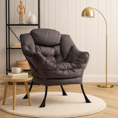 Arrowpoint Velvet Armchair