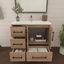 Meuble-lavabo simple 35,4 po avec plateau en acrylique Victoria-98195044