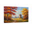 Plantes et fleurs, arbres d'automne, chemin de moulin, paysage, peinture, scène-21040996-21040992-21040993