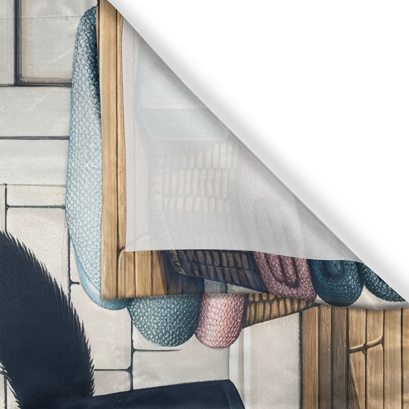 Cat Kitchen Curtain, 55" W x 39" L