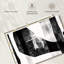 Encre noire abstraite sur toile-102346945