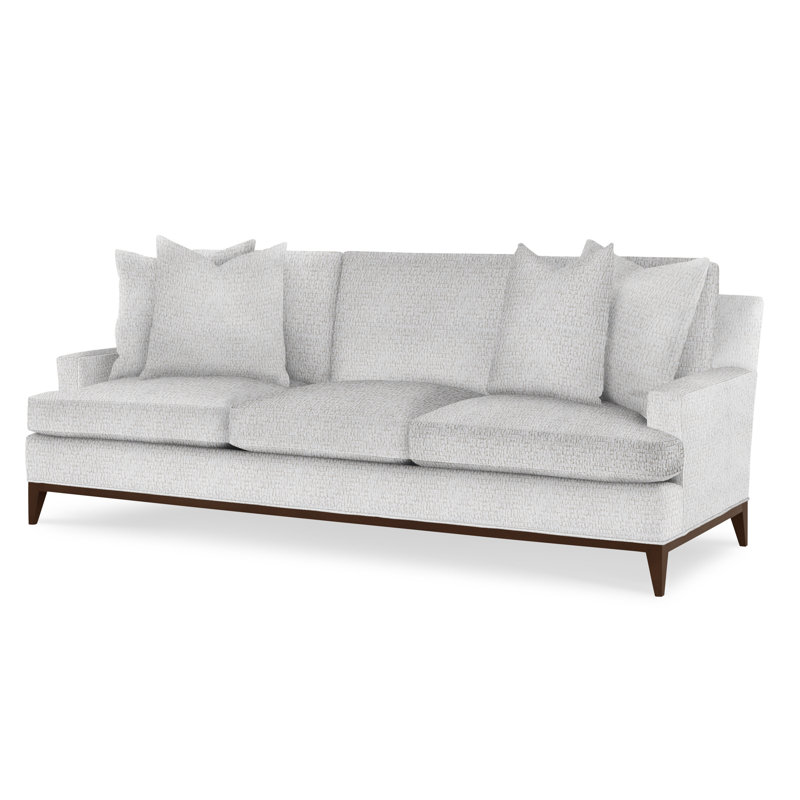 Dapper Sofa, White Caps Fog, Brown