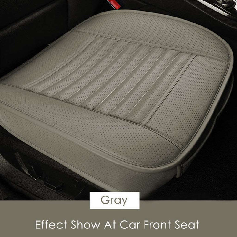 PU Leather Front Seat Cover for Cars,  Set of 2 Front Car Seat Covers Full Wrap for SUV & Truck with Storage Pockets Universal