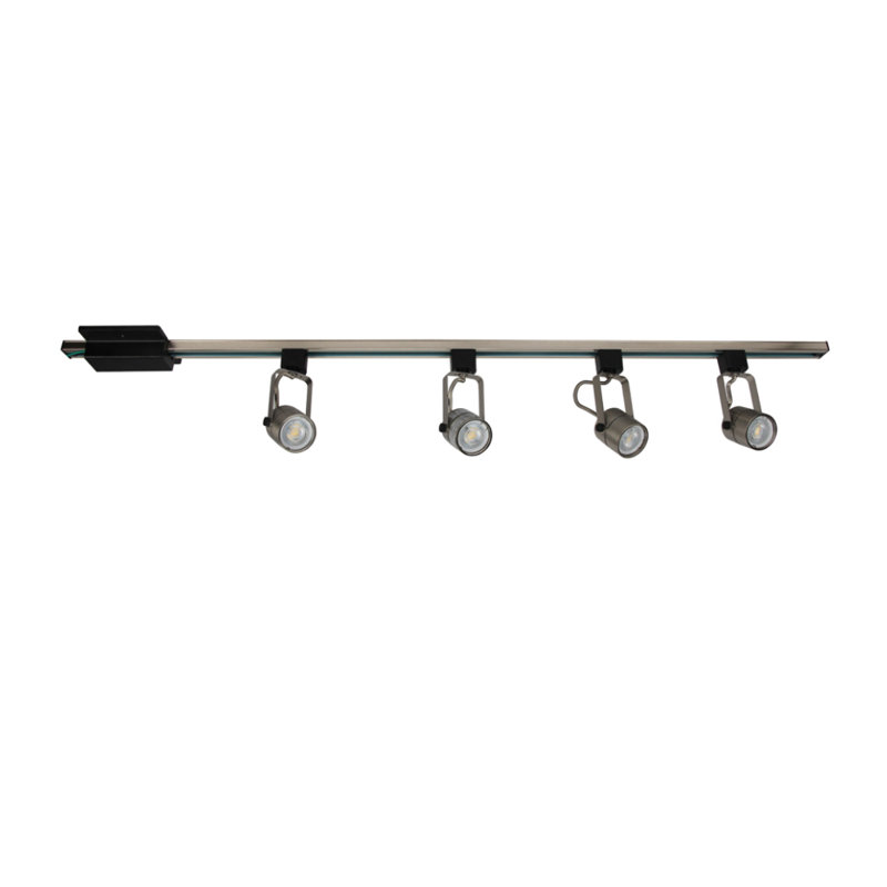 Ensemble de rail d'éclairage 48,25 po à 4 lumières