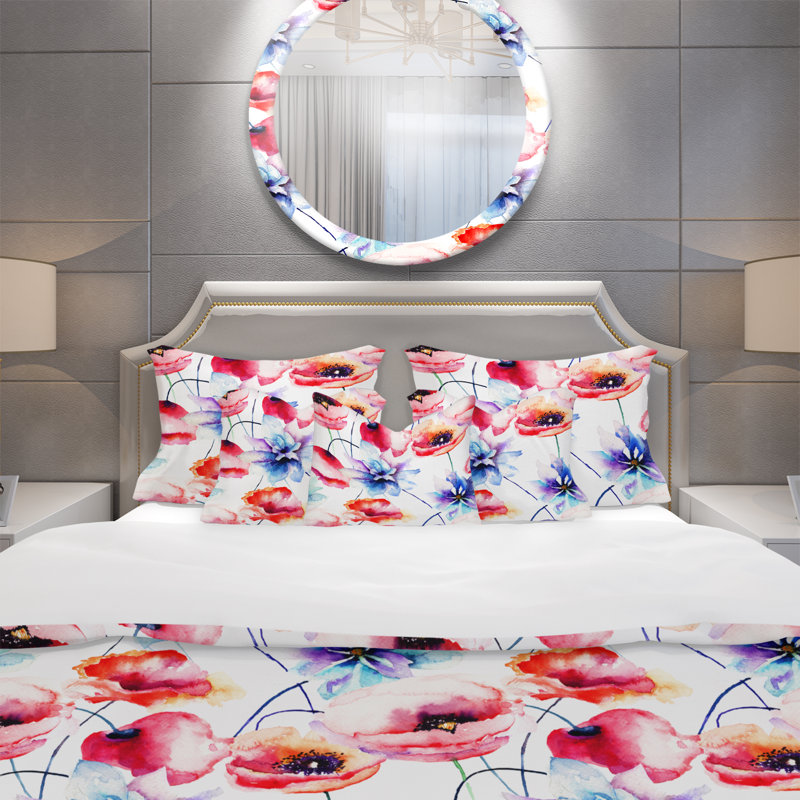 Ensemble de housse de couette moderne et contemporaine, Housse de couette double / grand + 2 taies